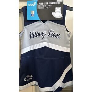 NCAA Penn State Nittany Lions Cheerleading Outfit Toddler Size 2T NWT 2pc Set